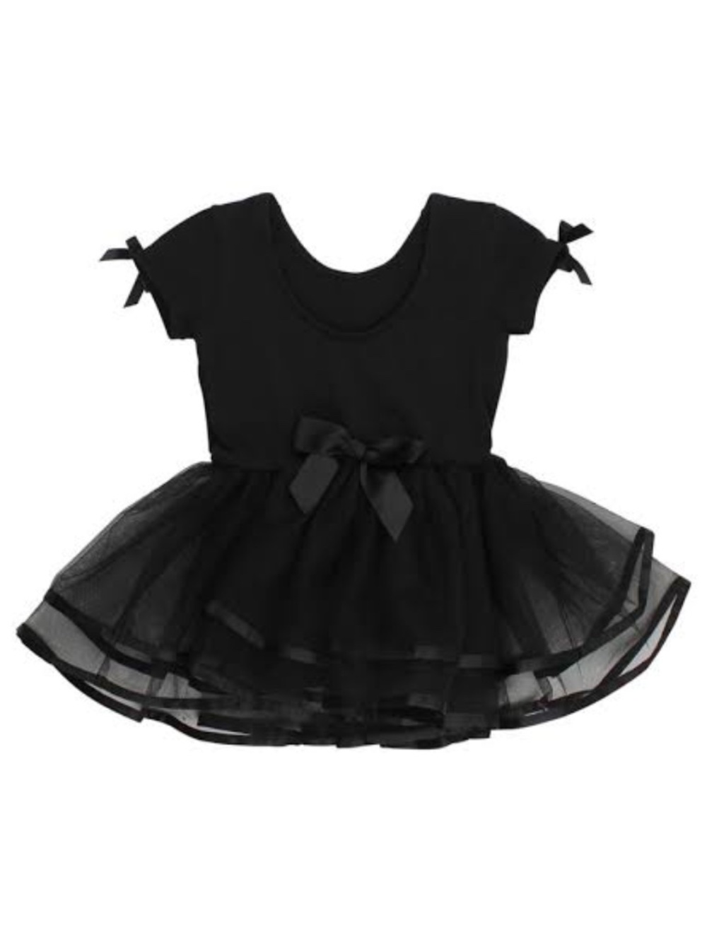 🩰 NEW Rufflebutts Signature Black Leotard Tutu 2T-3T NEW Classic $38.00